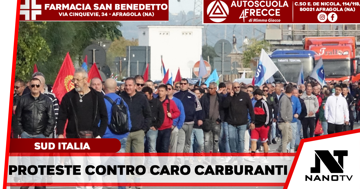 Caro gasolio, il Sud si ferma: la protesta dei Tir arriva in Campania