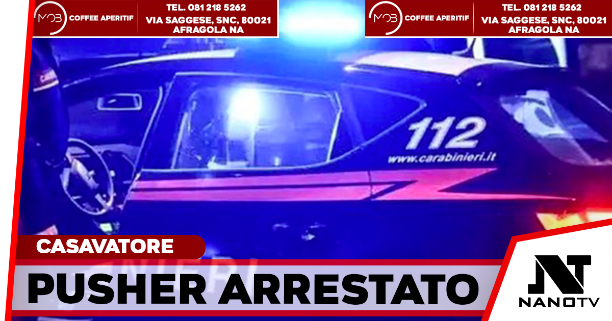 Casavatore, pusher in trasferta arrestato da Ponticelli: sequestrati 77 grammi di cocaina e oltre 2.400 euro