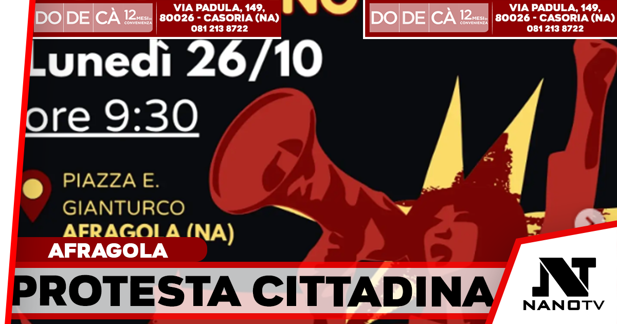 Ondata di proteste contro il carovita e la crisi sociale: studenti, precari e lavoratori pronti a scendere in piazza ad Afragola