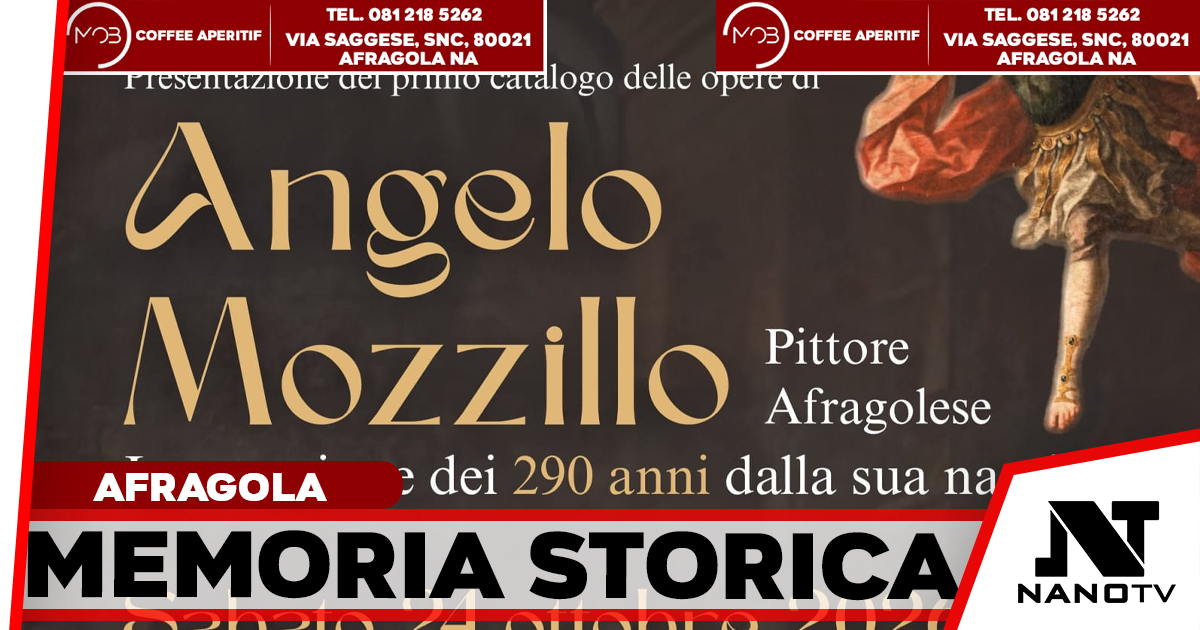 A 290 anni dalla nascita, Afragola rende omaggio ad Angelo Mozzillo con la presentazione del primo catalogo delle sue opere