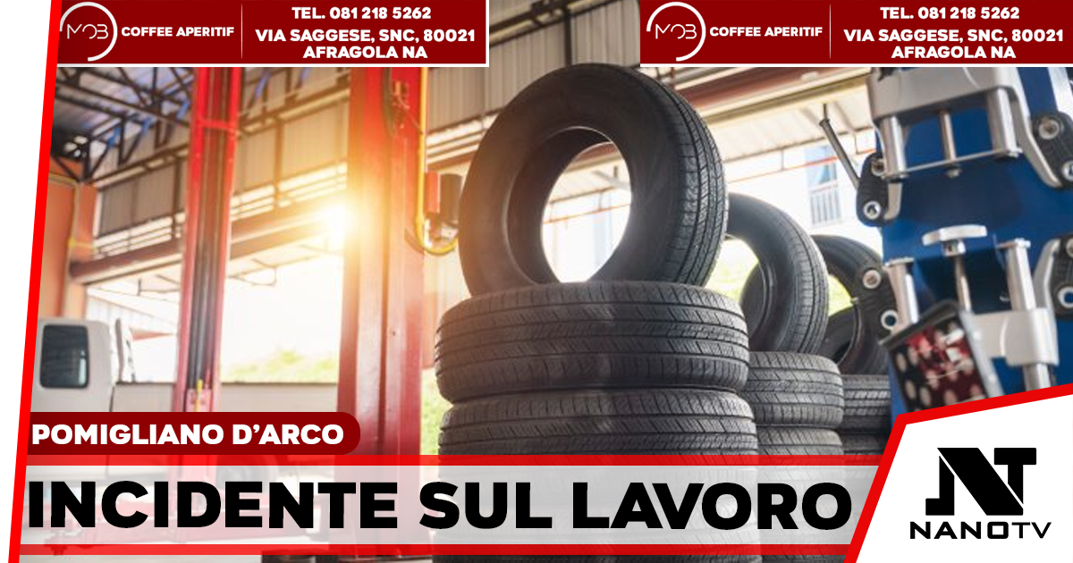 Pomigliano d’Arco, infortunio sul lavoro in un’officina: operaio cade dalla scala e finisce in ospedale