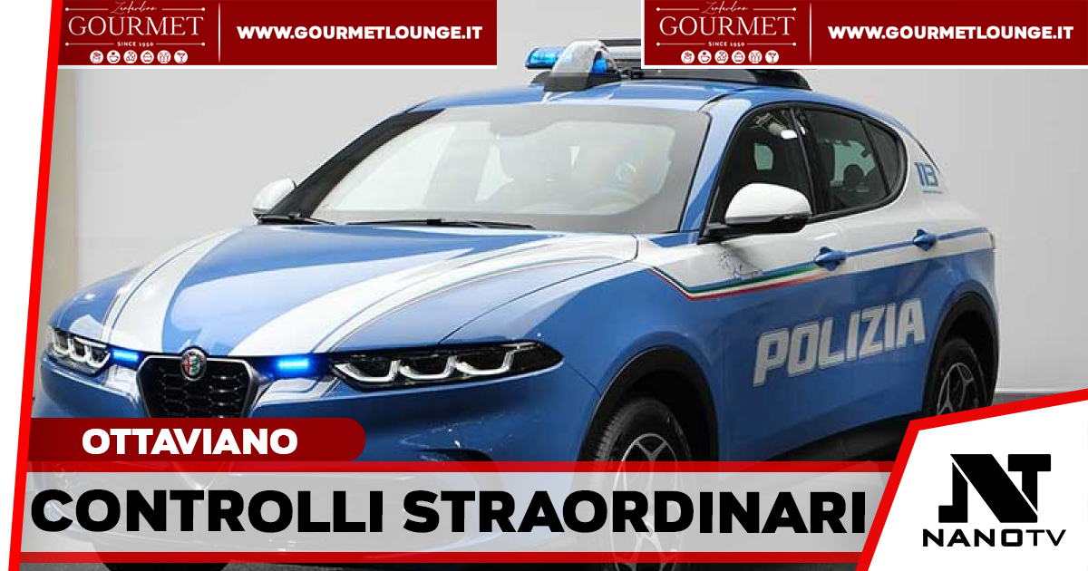 Operazione interforze ad Ottaviano: la Polizia di Stato e le forze dell’ordine controllano 293 persone e 163 veicoli