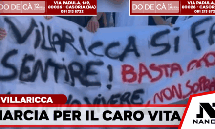 Villaricca, protesta contro il caro vita: cittadini in corteo fino al Municipio incontrano l’amministrazione comunale