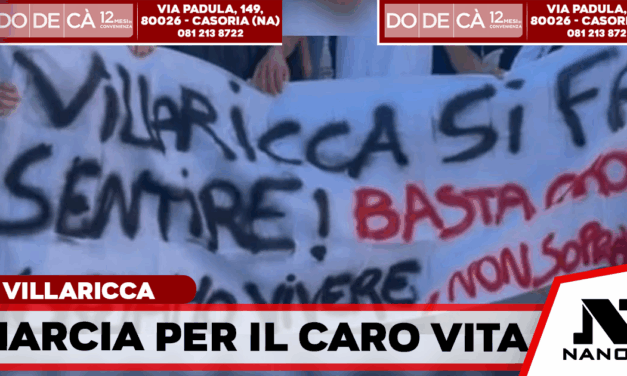 Villaricca, protesta contro il caro vita: cittadini in corteo fino al Municipio incontrano l’amministrazione comunale