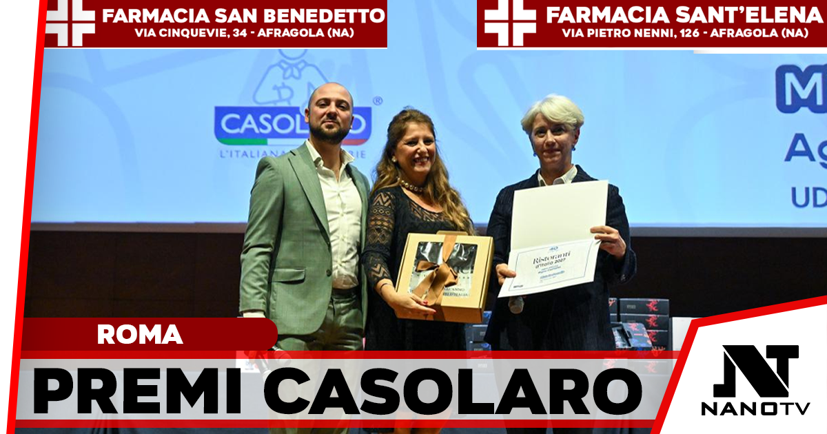 Casolaro Hotellerie consegna i premi speciali del Gambero Rosso a Roma