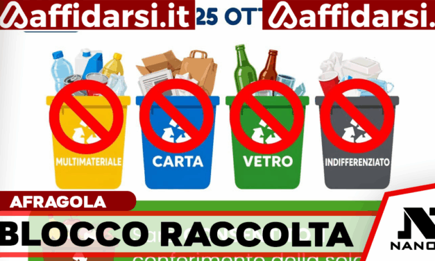 Sciopero dei tir e stop ai rifiuti ad Afragola: dal 22 al 25 ottobre si ritira soltanto la frazione organica