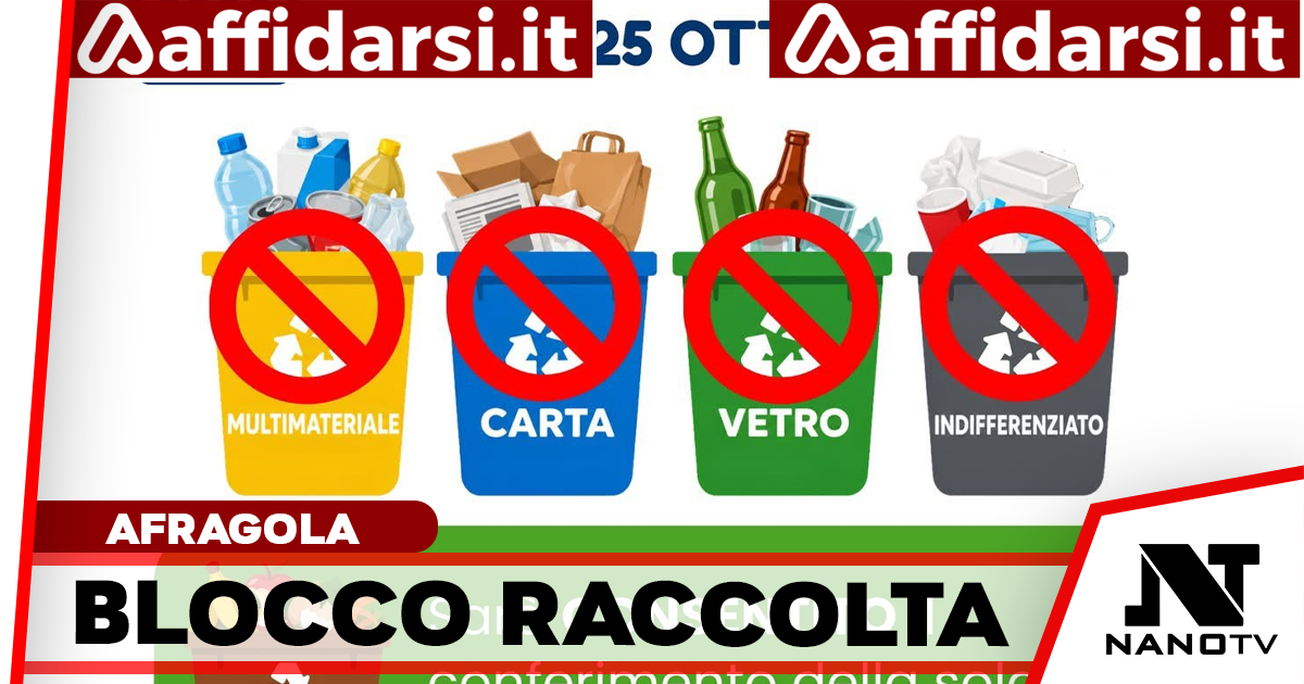Sciopero dei tir e stop ai rifiuti ad Afragola: dal 22 al 25 ottobre si ritira soltanto la frazione organica