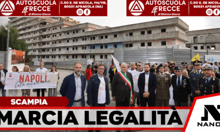 Napoli, studenti e istituzioni in marcia a Scampia per la Giornata contro l’influenza della camorra