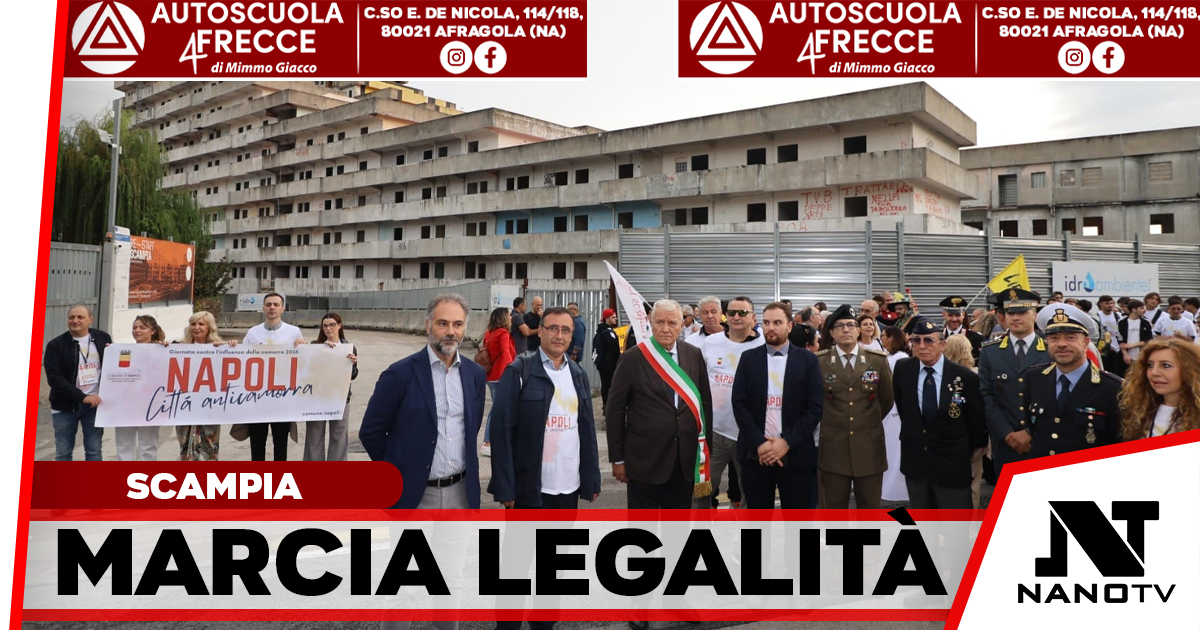 Napoli, studenti e istituzioni in marcia a Scampia per la Giornata contro l’influenza della camorra