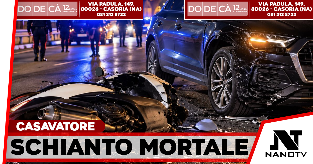 Casavatore, schianto mortale sulla Circumvallazione: muore un 32enne