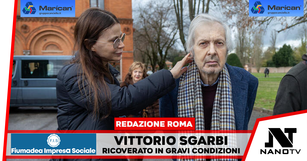 Vittorio Sgarbi ricoverato in terapia intensiva al Gemelli di Roma