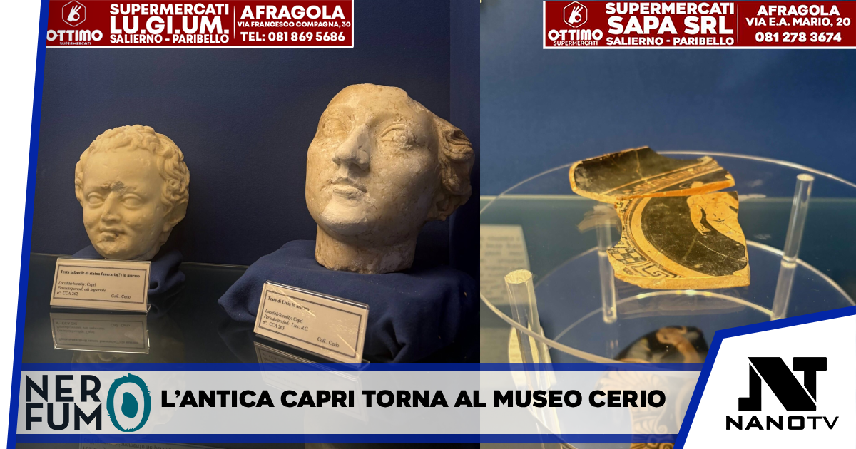 Memorie di marmo e argilla: i tre volti dell’antica Capri tornano al Museo Cerio