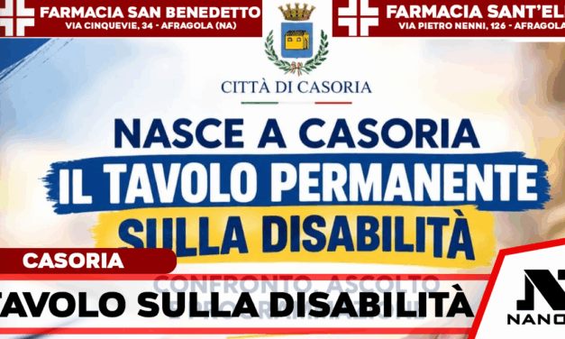 Casoria, nasce il Tavolo Permanente sulla Disabilità: un nuovo organismo per l’inclusione sociale