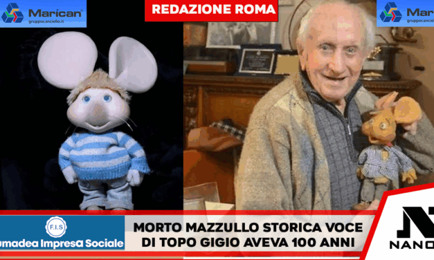 ‘Ma cosa mi dici mai’, morto Mazzullo la voce di Topo Gigio: aveva 100 anni