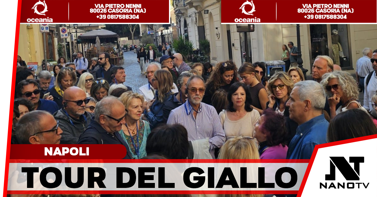 Napoli, successo per il “Tour del Giallo”: 2.000 partecipanti tra storie e misteri in città
