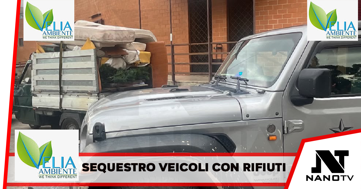 CITTA’ DI AFRAGOLA – TERRA DEI FUOCHI LA POLIZIA LOCALE UNITAMENTE ALL’ESERCITO ITALIANO SEQUESTRA DUE VEICOLI CARICHI DI RIFIUTI PRONTI PER ESSERE ABBANDONATI SUL TERRITORIO. DENUNCIATI I PROPRIETARI ALL’AUTORITA’ GIUDIZIARIA