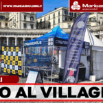 Incursione notturna al village della Neapolis Marathon in Piazza del Plebiscito: giovanissimi tagliano i tendoni e rubano bevande e gadget