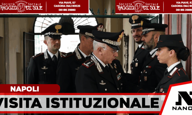 Napoli, il Generale Castello in visita al Comando Provinciale dell’Arma: incontro con i militari alla caserma Pastrengo