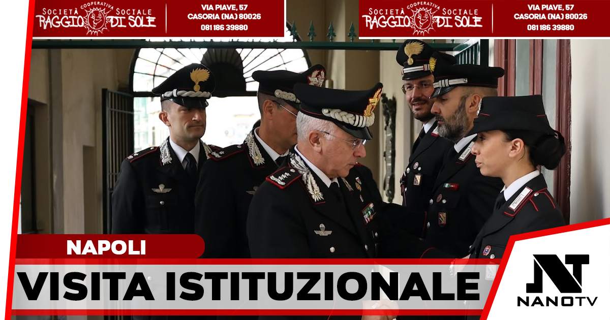 Napoli, il Generale Castello in visita al Comando Provinciale dell’Arma: incontro con i militari alla caserma Pastrengo