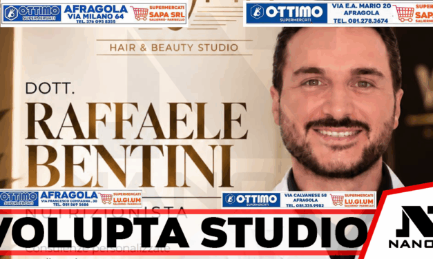 Afragola, benessere e cura del capello: da Volupta Studio l’evento con il nutrizionista Raffaele Bentini